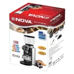 آسیاب قهوه 150 وات 320 گرمی نوا مدل NOVA NM-3663HPDG، با 31 درجه تنظیم آسیاب، تیغه استیل ضدزنگ، صفحه نمایش و سیستم قطع خودکار - Image 3